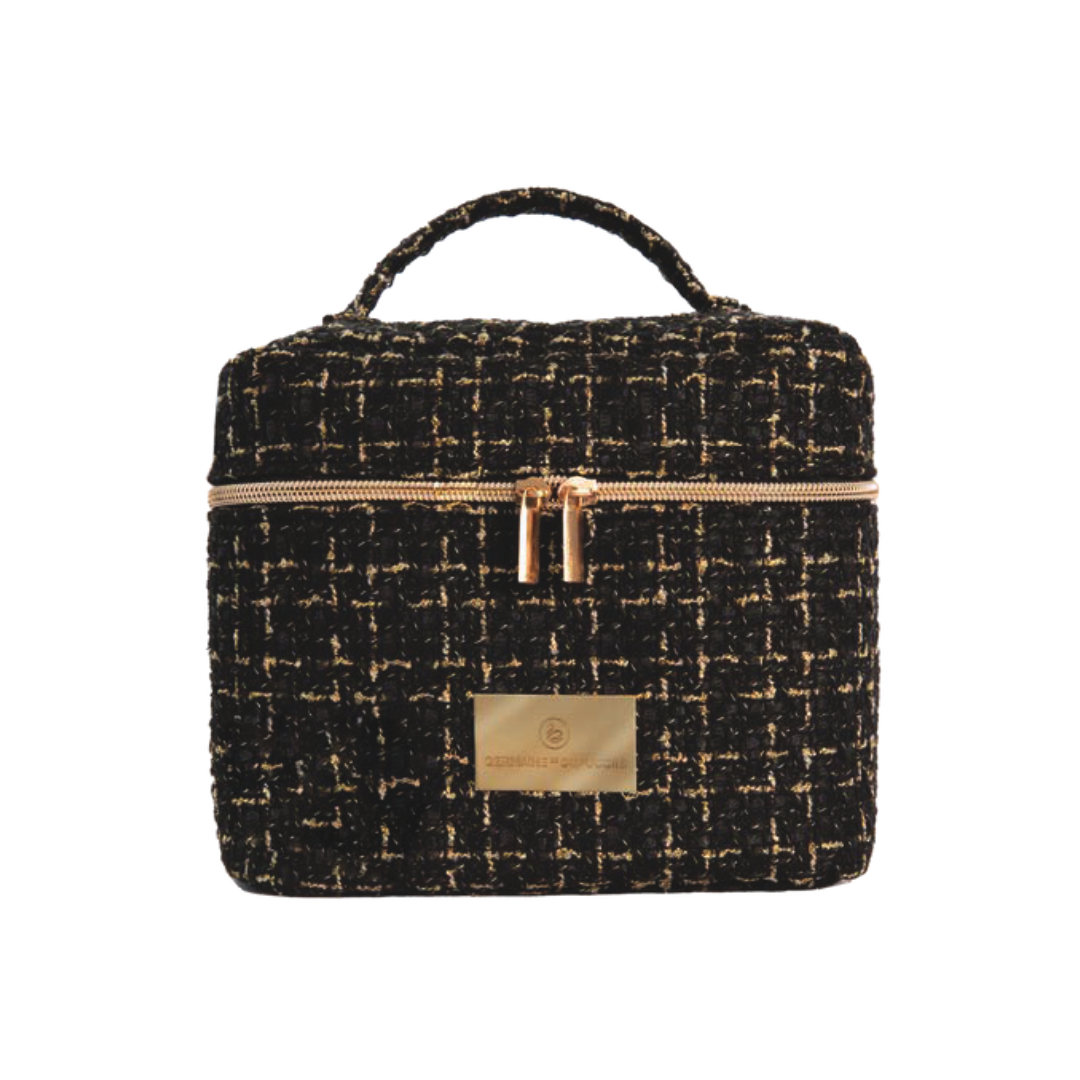 Pochette de toilette en tweed de Germaine de Capuccini