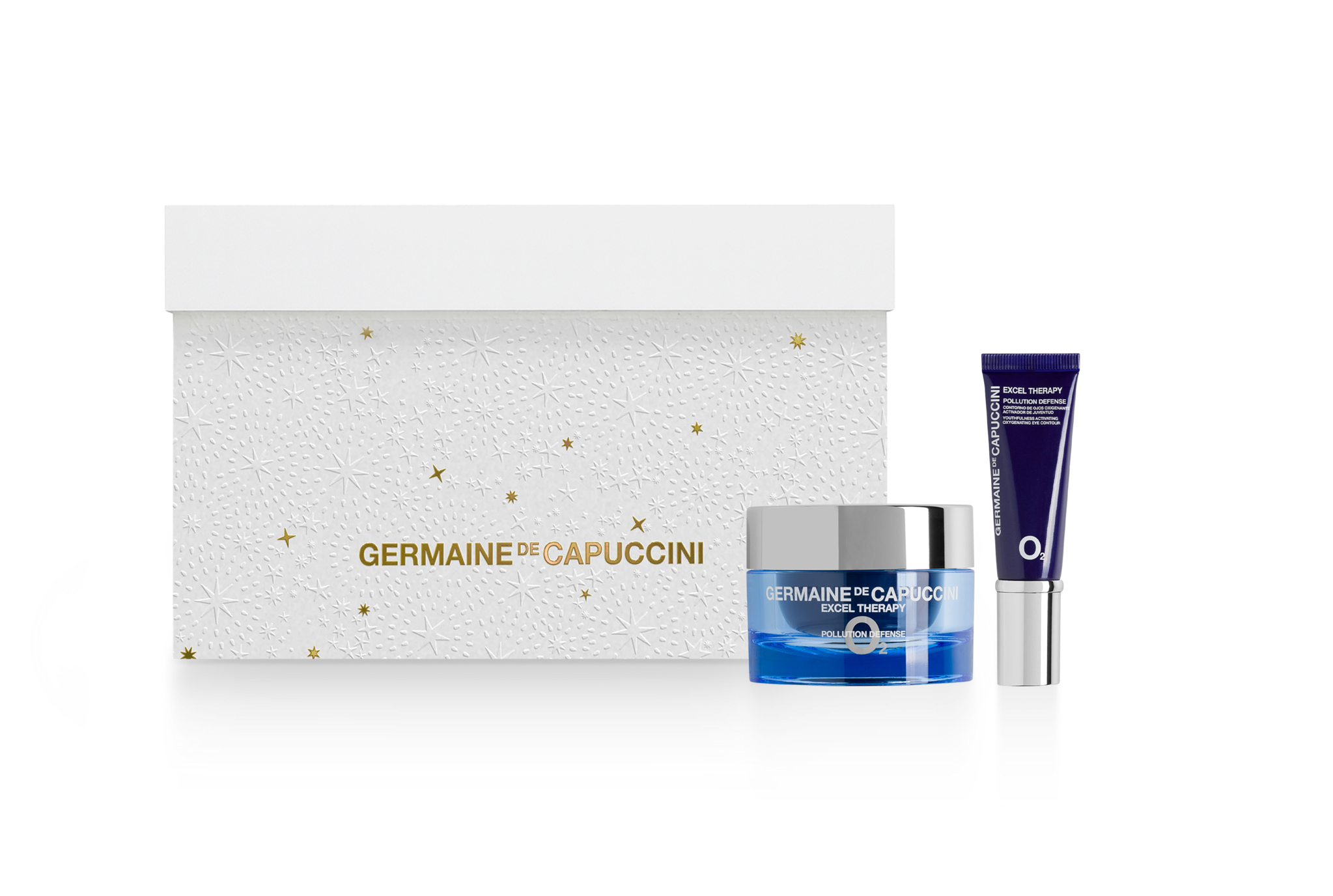 Germaine de Capuccini | PROMO Golden Hours Excel Therapy O2 Cream/Emulsion + Pollution Defense Eye Contour