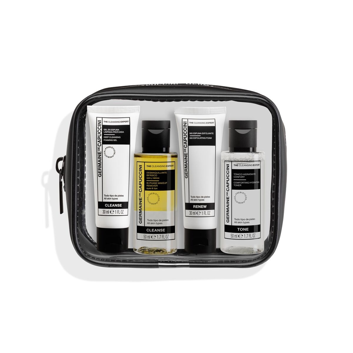 Travel Set mit 4 Essentials von The Cleansing Expert