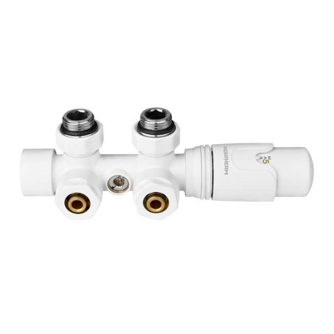 Radiatherm Witte Design Kraanset - Muur