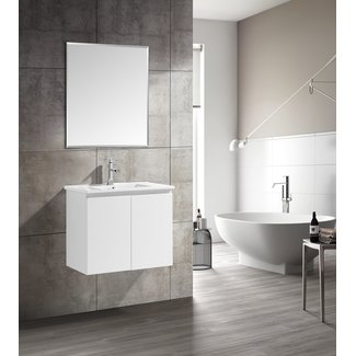 Lavinno Meubles de salle de bain blanc  80cm - Bern