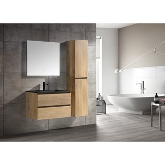Lavinno Roma natural oak badkamermeubelset 80cm  B-01