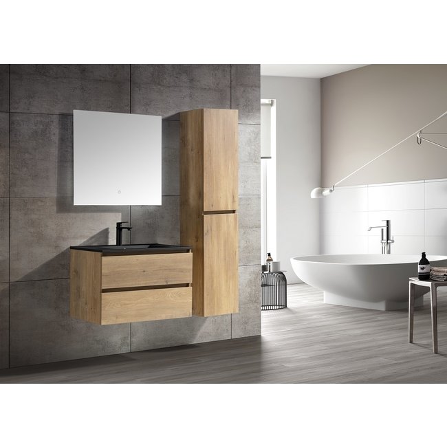 Lavinno Roma natural oak badkamermeubelset 80cm  B-01