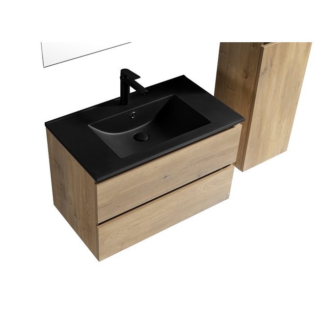 Lavinno Roma natural oak badkamermeubelset 80cm  B-01