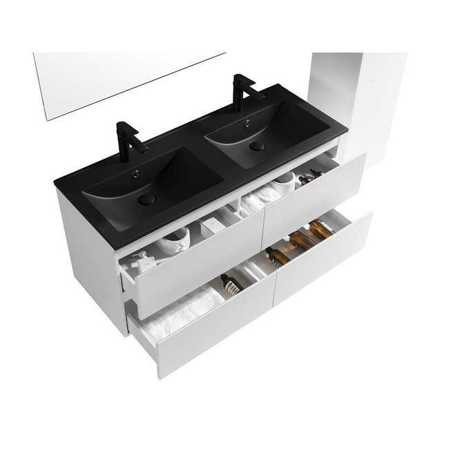 Lavinno Ensemble de meubles de salle de bain Roma blanc 120cm B-03