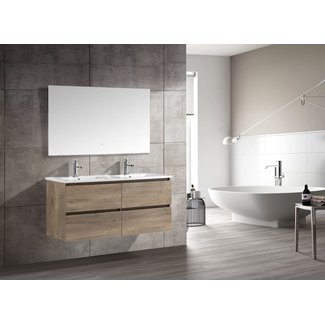 Lavinno Roma grey oak badkamermeubelset 120cm