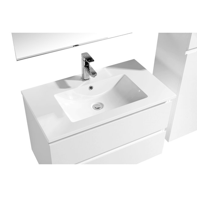 Lavinno Roma Mat wit badkamermeubelset 80cm