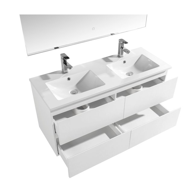 Lavinno Ensemble de meubles de salle de bain Roma blanc - 120cm