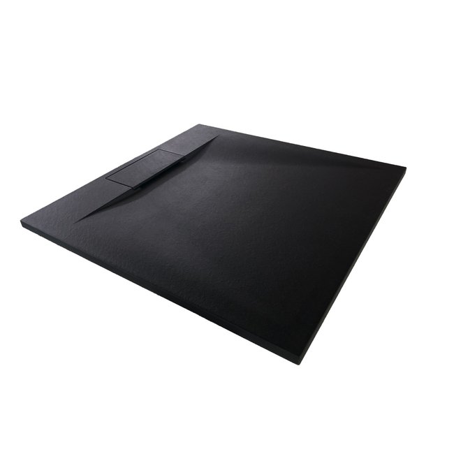 Lavinno SMC douchebak  90x90 cm  - Mat zwart