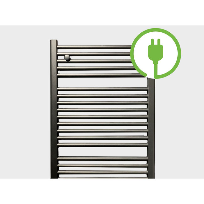 Lavinno Linteo mat zwart 1800 x 600  - Elektrische