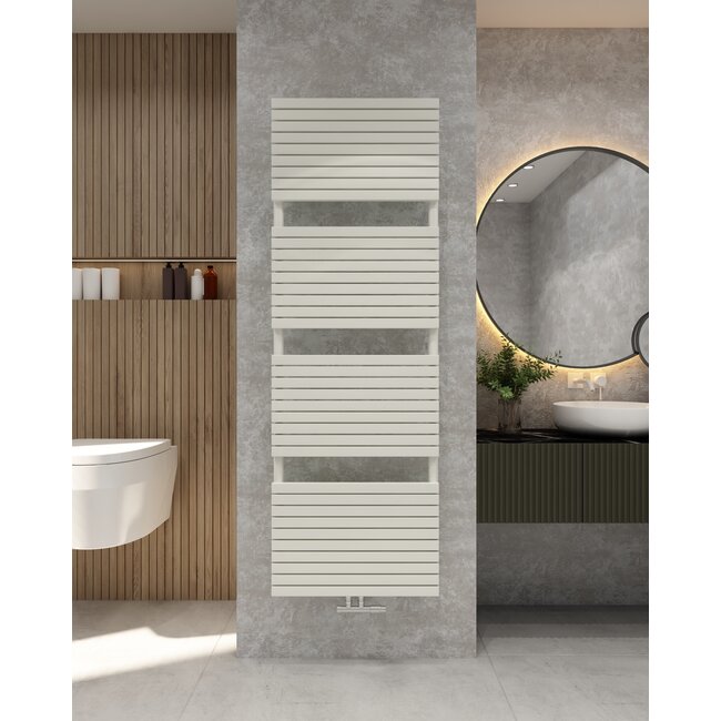 Vero handdoekradiator mat wit 60 x 180 cm