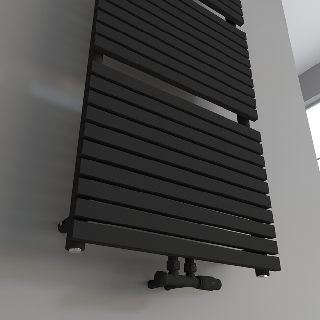 Verezzo  handdoekradiator mat zwart 60 x 180 cm