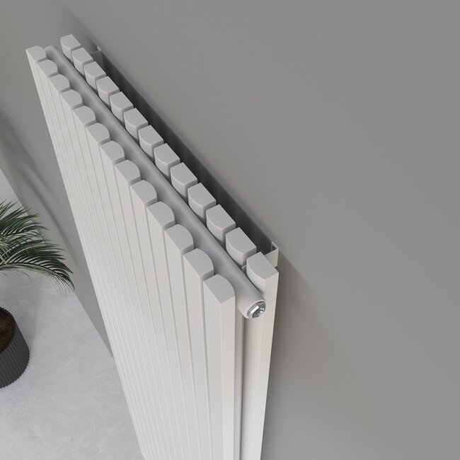 180x50 cm Dubbele design radiator Vero mat wit