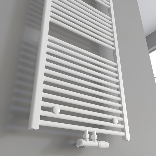 Radiatherm Linteo Sèches serviettes 1800x600 - Blanc mat