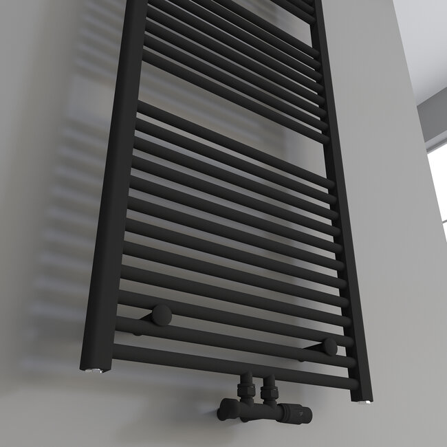 Radiatherm Linteo Sèches serviettes 1800x600 - Noir mat