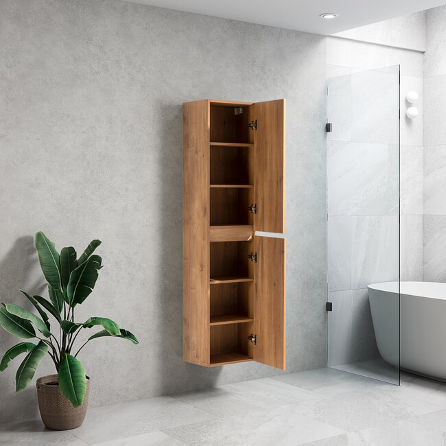 Lavinno Armoire colonne 160cm - Roma naturel oak