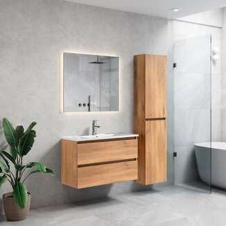 Lavinno Roma Natural oak badkamermeubelset 80cm