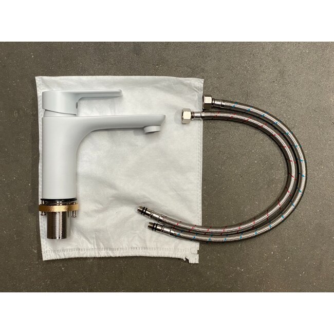 Lavinno Robinet de lavabo - Blanc