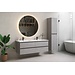 Lavinno Ensemble de meubles de salle de bain Roma gris - 120cm