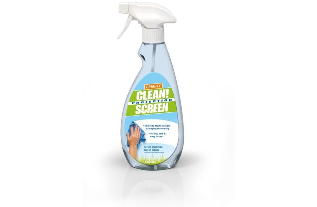 Mighty Brighty Clean! Projectiescherm Schoonmaakmiddel