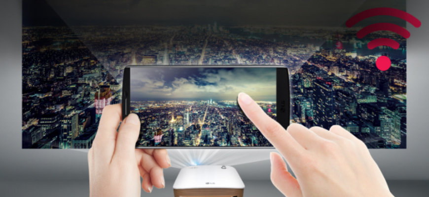 Een beamer voor je telefoon, stream vanaf je iphone of android naar je beamer.