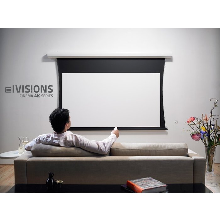 iVisions iVisions Cinema 4K Series Elektrisch Projectiescherm (meerdere maten)