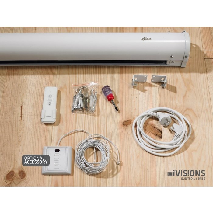 iVisions iVisions Electro L-series Projectieschermen (meerdere maten)