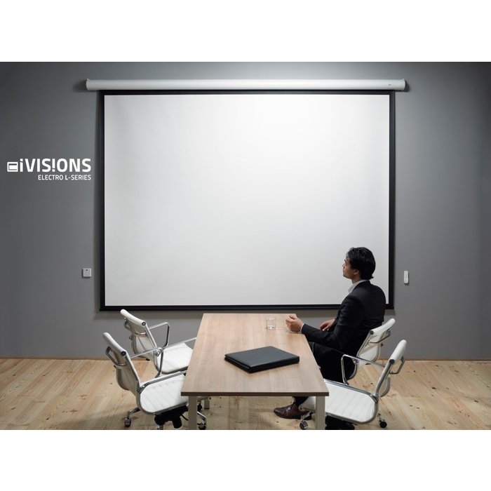 iVisions iVisions Electro L-series Projectieschermen (meerdere maten)