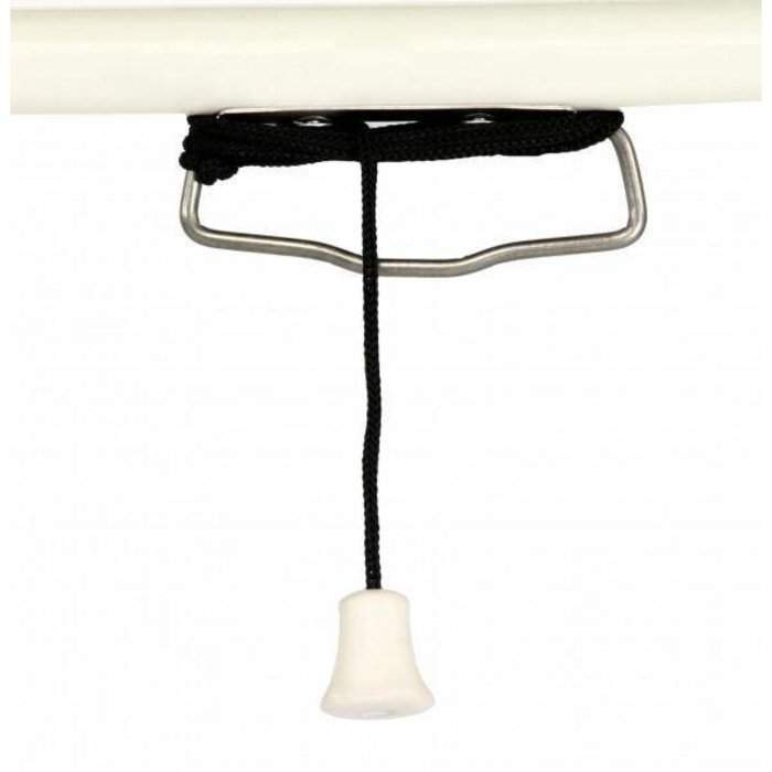 Elite Screens Elite Screens Manual 120 inch 4:3 Handmatig Projectiescherm (244 x 183 cm) – MaxWhite® Doek, Pull-Down Beamerscherm met Witte Behuizing voor Wand- en Plafondmontage (Model M120XWV2)