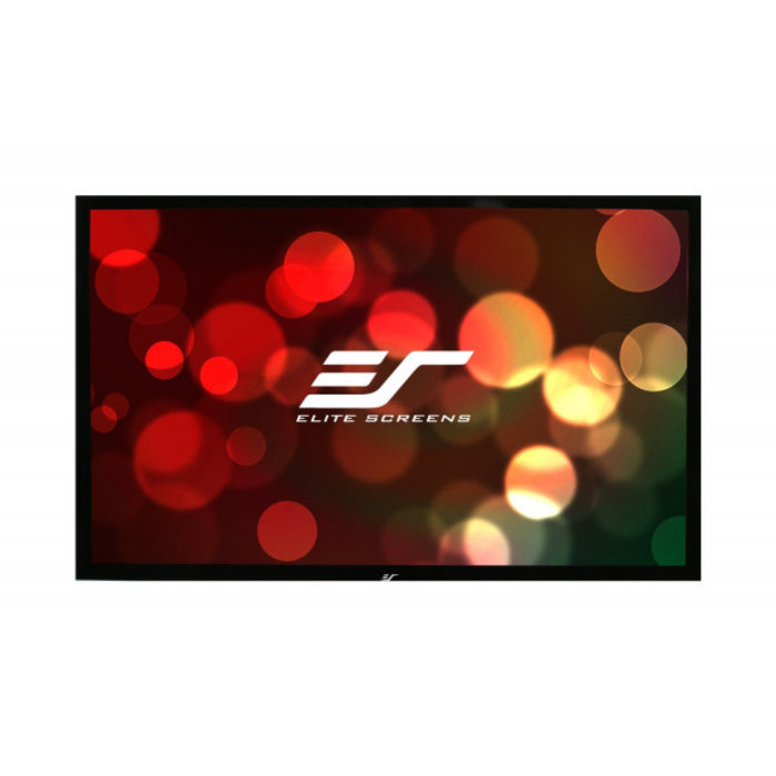 Elite Screens Elite Screens EZ Frame 100 inch Fixed Frame Projectiescherm 16:9 (222 x 125 cm) – CineGrey 5D ALR Doek, Zwart Fluwelen Frame