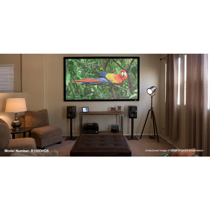 Elite Screens Elite Screens EZ Frame 100 inch Fixed Frame Projectiescherm 16:9 (222 x 125 cm) – CineGrey 5D ALR Doek, Zwart Fluwelen Frame
