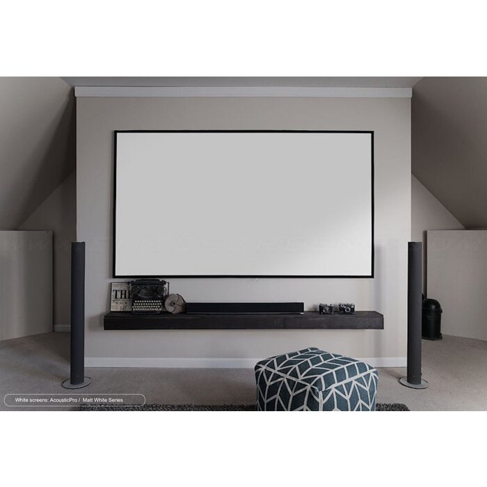 Elite Screens Elite Screens AEON Edge Free 92 inch Projectiescherm 16:9 (203 x 115 cm) - Fixed Frame CineWhite Scherm voor Beamers (Model AR92WH2)