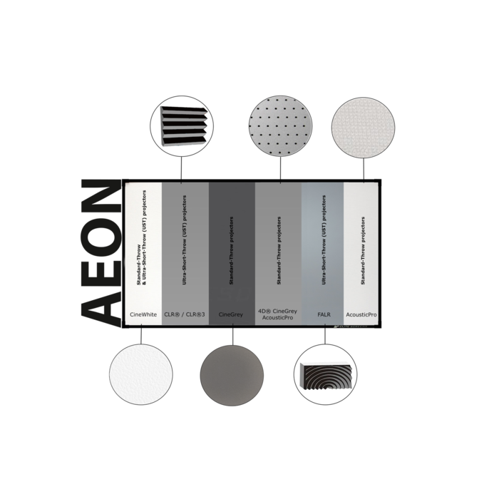 Elite Screens Elite Screens AEON Edge Free 92 inch Projectiescherm 16:9 (203 x 115 cm) - Fixed Frame CineWhite Scherm voor Beamers (Model AR92WH2)