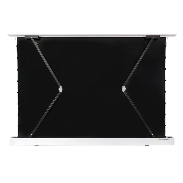 Elite Screens Elite Screens Kestrel Tab-Tension 2 CLR 101 inch Elektrisch Floor-Up Projectiescherm (224 x 126 cm) – StarBright CLR (UST) Witte behuizing
