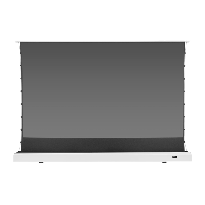 Elite Screens Elite Screens Kestrel Tab-Tension 2 CLR 101 inch Elektrisch Floor-Up Projectiescherm (224 x 126 cm) – StarBright CLR (UST) Witte behuizing