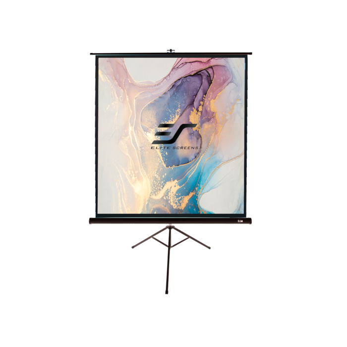 Elite Screens Elite Screens Tripod 120 inch Statief Projectiescherm 16:9 (266 x 149 cm) – MaxWhite® Doek, Draagbaar Beamerscherm met Statief voor Indoor & Outdoor Gebruik (Model T120UWH)