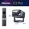 Hisense C2 Pro - 4K - 2600 ANSI Laser Projector - Triple Laser - Dolby Vision - Smart Projector