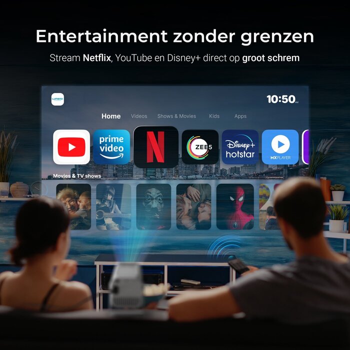 Lumenix Lumenix NEO Wit – Full HD Smart Beamer 1080p