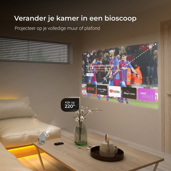 Lumenix Lumenix NEO Wit – Full HD Smart Beamer 1080p
