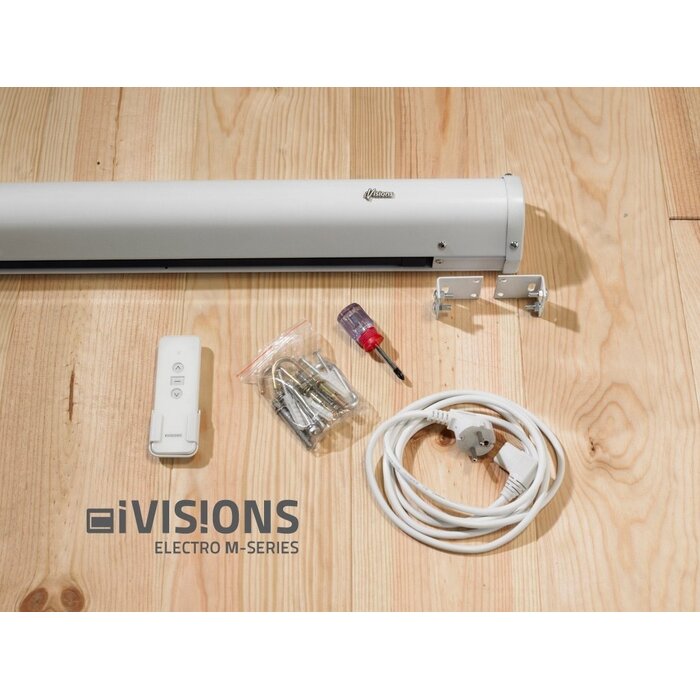 iVisions Electro M-Series projectieschermen 145 x 109 (4:3) Retour model!