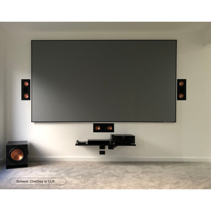 Elite Screens Elite Screens AEON Edge Free 92 inch Projectiescherm 16:9 (203 x 115 cm) - Fixed Frame CineGrey 3D Scherm met Ambient Light Rejecting Doek voor Beamers (Model AR92DHD3)