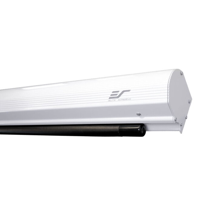 Elite Screens Elite Screens Saker Premium 110 inch Elektrisch Projectiescherm 16:9 (244 x 137 cm / Black drop 30 cm) – MaxWhite® Fiberglass Doek, Motorisch Beamerscherm voor Normal Throw Projectoren (Model SK110XHW-E12)