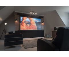 Elite Screens Elite Screens Saker Tab-Tension 150 inch Elektrisch Projectiescherm 16:9 (332 x 187 cm) - 15cm drop – SKT150UHW2-E6