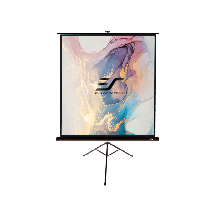 Elite Screens Elite Screens Tripod 92 inch Statief Projectiescherm 16:9 (203 x 115 cm) – MaxWhite® Doek, Draagbaar Beamerscherm met Statief voor Indoor & Outdoor Gebruik (Model T92UWH)