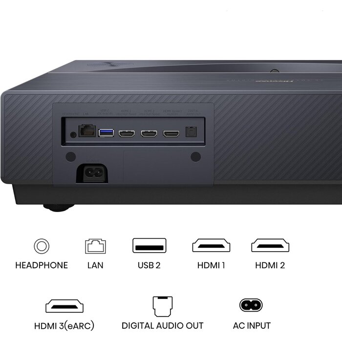 Hisense Hisense PT1 - 4K UHD - 2500 lumen - UST Beamer