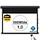 HiViLux® Tension-gemotoriseerd projectiescherm – HiViWhite  1,0 Wit Doek – Behuizing Zwart -  103" 21:9  241 x 103 cm