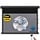 HiViLux® ALR Akoestisch  Tension-gemotoriseerd projectiescherm – HiViGrey  5DMP micro perforated– Zwart -  110" 16:9 HD   244 x 137 cm