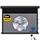 HiViLux® ALR Akoestisch  Tension-gemotoriseerd projectiescherm – HiViGrey  5DMP micro perforated– Zwart -  165" 21:9  386 x 164 cm