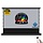 HiViLux® RGB-Triplelaser Vloer-gemotoriseerd projectiescherm – HiViGrey  3L – Zwart -  84" 16:9 HD   186 x 105 cm