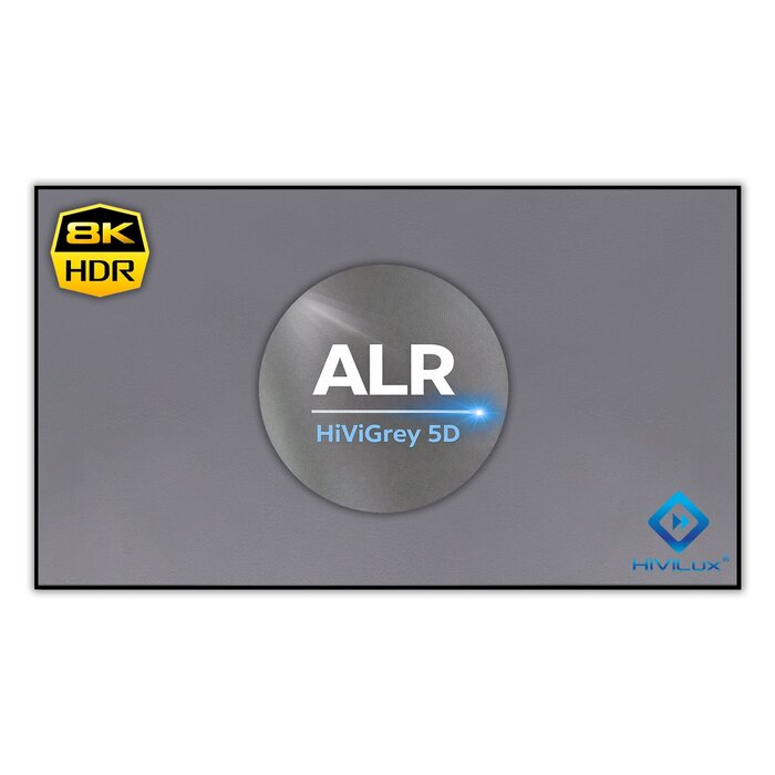 HiViLux HiViLux® ALR Contrast-Fixed Frame – HiViGrey  5D/HD R - 110" 16:9 HD   244 x 137 cm